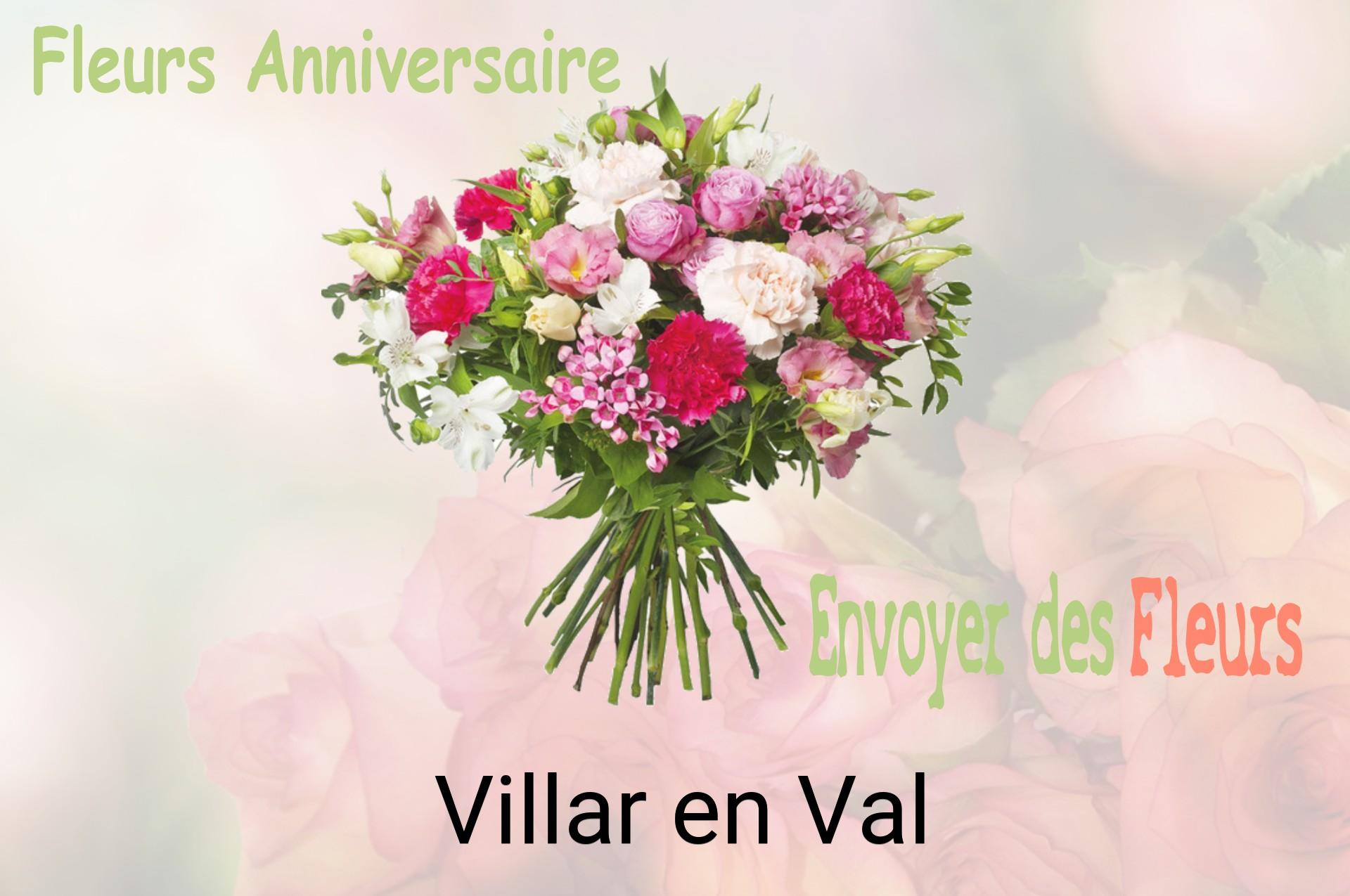 Bouquet de fleurs d’anniversaire livré à Villar-en-Val