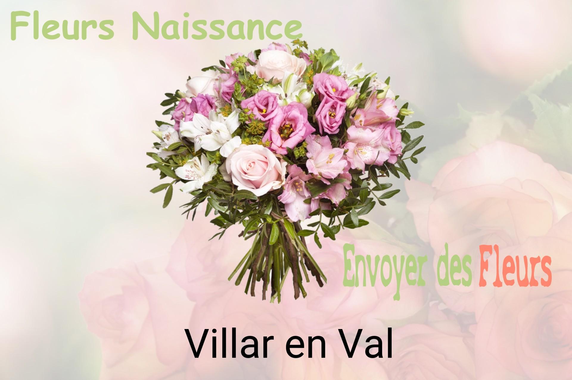 Bouquet de fleurs de naissance livré à Villar-en-Val
